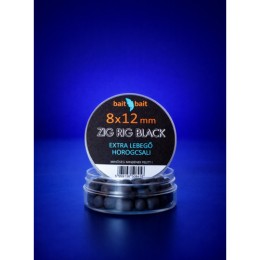 BAIT BAIT Zig Rig - Extra Lebegő Horogcsali 8*12mm Black