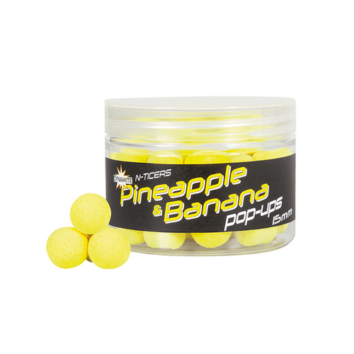 DYNAMITE BAITS N-TICERS PINEAP&BANA POPUP15MM