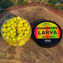 FEEDERMANIA LARVA AIR WAFTERS TWO TONE S SWEET PINEAPPLE 9mm