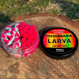 FEEDERMANIA LARVA AIR WAFTERS TWO TONE S STRAWBERRY ICE CREAM 9mm