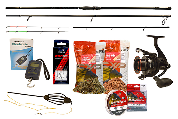 Carp Expert Max2 390 Method Feeder Szett újdonság Csalikkal