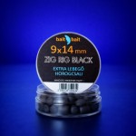 Baitbait zig rig 9*14mm black (fekete) extra lebegő horogcsali