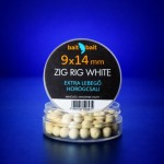 Baitbait zig rig 9*14mm white (fehér) extra lebegő horogcsali
