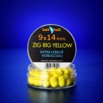 Baitbait zig rig 9*14mm yellow (sárga) extra lebegő horogcsali