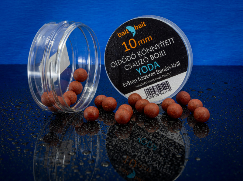 Baitbait yo.-da (erősen fűszeres banán-krill) - oldódó 10 mm feeder balanszírozott horogcsali
