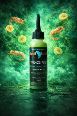 Baitbait rodin (banán-krill) fluo piros varázs füst - fluo liquid