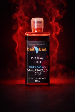 Baitbait tüzes barack (sárgabarck-chili) - pva bag liquid