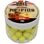 BritBaits Pop Up fluo Méz-Vajsav 12 mm