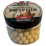 BritBaits Pop Up fluo Fokhagyma-Mandula 7 mm