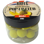 BritBaits Pop Up fluo Banán-Ananász 16 mm