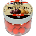 BritBaits Pop Up fluo Kagyló-Szilva 12 mm