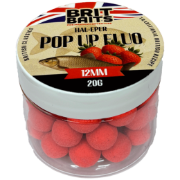 BritBaits Pop Up fluo Hal-Eper 12 mm