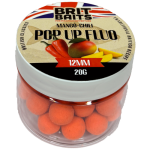 BritBaits Pop Up fluo Mangó-Chili 12 mm