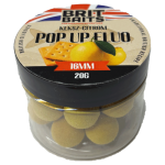 BritBaits Pop Up fluo Keksz-Citrom 16 mm