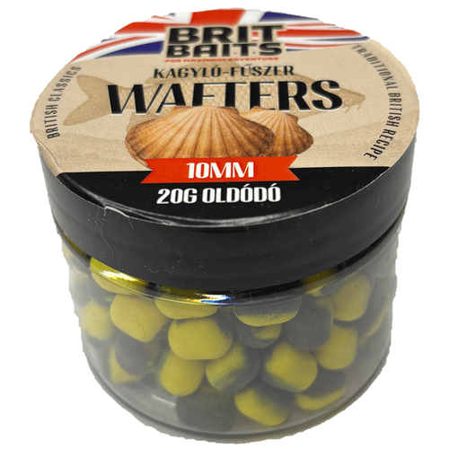 BritBaits Wafters Oldódó Kagyló-Fűszer 10mm