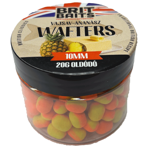 BritBaits Wafters Oldódó Vajsav-Ananász 10mm