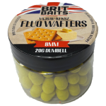 BritBaits Fluo Wafters Dumbell Vajsav-Keksz 8mm