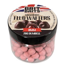 BritBaits Fluo Wafters Dumbell MonCherry 8mm