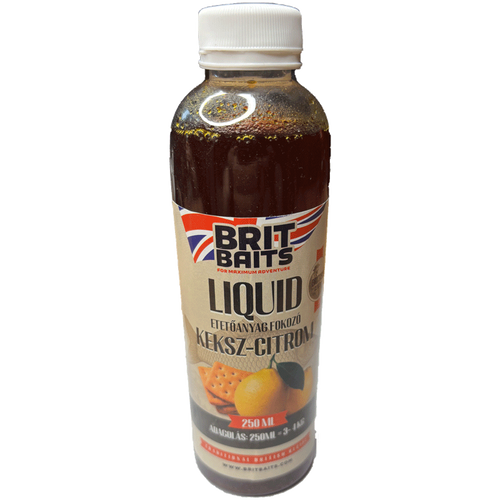BritBaits Liquid Keksz-Citrom 250 ml