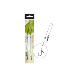 CarpZoom Pop Up Rig 17,5cm #6 15lb bojlis előkötött horog 2db/csg