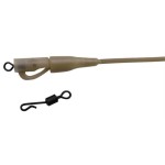 CarpZoom Bojlis 50cm gubancgátlós szerelék-biztonsági kapoccsal 3db/csg