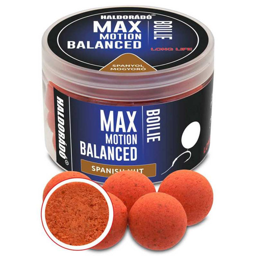 Haldorádó MAX MOTION Boilie Balanced 20 mm - Spanyol Mogyoró 70g