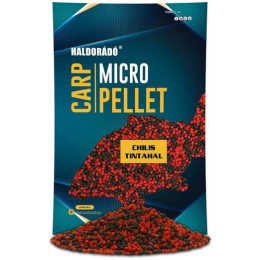 Haldorádó Carp Micro Pellet - Chilis Tintahal 600g