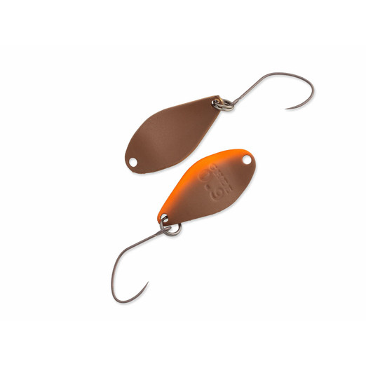 Nories Masukuroto Ghee 20mm 0.9g #027 kanál villantó (Braun / Orange)