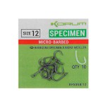 Xpert specimen micro barbed hooks - size 12