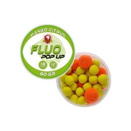 Mbaits fluo pop up 12-18mm 60gr mangó citrus