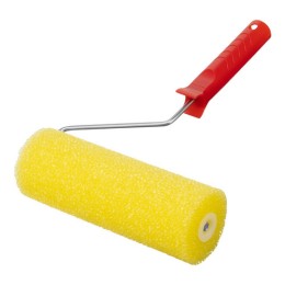 MTX 230 mm D 80 mm habhenger, durva, textúrált, lúg/ oldószermentes anyagokhoz nyéllel, D 6 mm