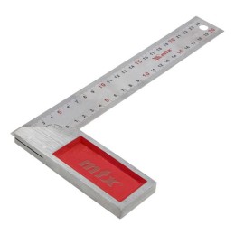 MTX 250 mm acél derékszög mm/ Col beosztás, kétoldalas