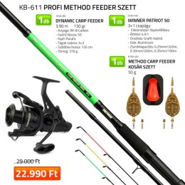 NEVIS Profi method feeder szett 1618-390+ 2546-450+ 8100-450