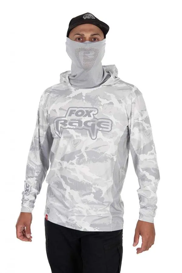 Fox rage uv hooded light camo top fox rage uv hooded light cam top small - Image 5