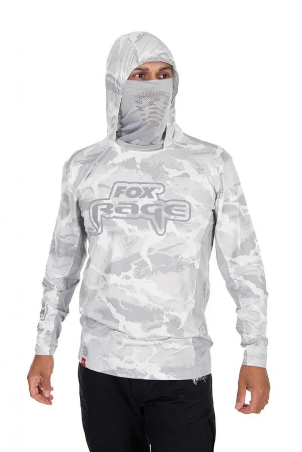 Fox rage uv hooded light camo top fox rage uv hooded light cam top small - Image 6