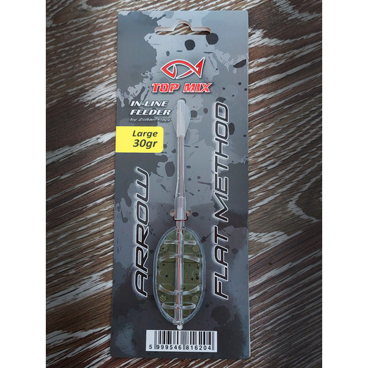 Top Mix Arrow Flat method feeder kosár - L 30g 1db/cs
