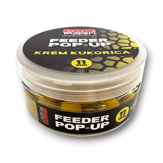 Bait Maker Feeder Pop Up 11mm Krém Kukorica 25g, bojli