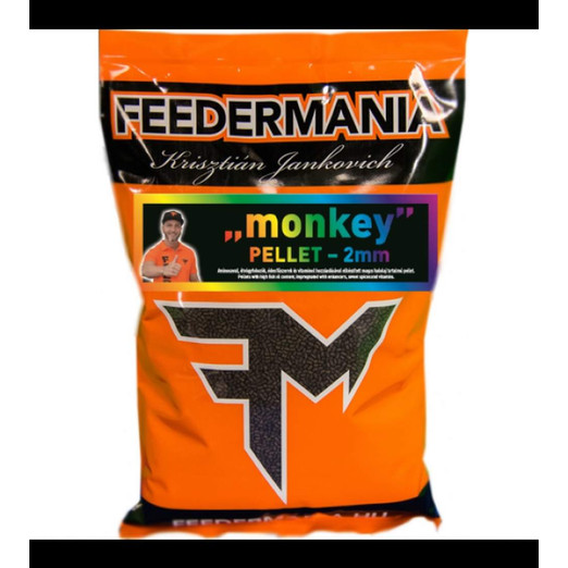 Feedermánia 2mm Monkey/Édes fűszer-Hal 800g, etető pellet