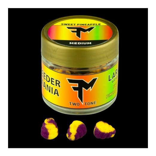 Feedermánia Larva Air Wafters Two Tone M Sweet Pineapple/Édes Ananász 16g, horogcsali