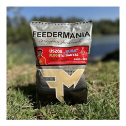Feedermánia Úszós Busa Fluo - Piros 1000g, etetőanyag