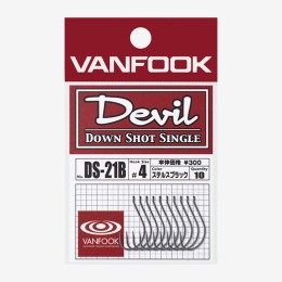 Vanfook DS-21B Devil 3 dropshot horog 10db