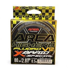 Xbraid Area Highend Fluoro V12 Fluorocarbon Special 73m #0.5 , fluorocarbon főzsinór