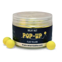 KRAKEN Milky Nut Fluo Yellow Pop-Ups 15mm