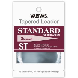 Varivas Tapered leader standard ST fluorocarbon 0X 9ft 0,29mm-0,55mm, vékonyodó legyező előkezsinór