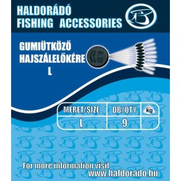 Haldorádó Gumiütköző hajszálelőkére - L 9db/csg