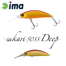 Ima Sukari 50SS Deep 50mm 5g 101 Akagane wobbler