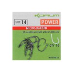 Xpert power micro barbed hooks - size 14