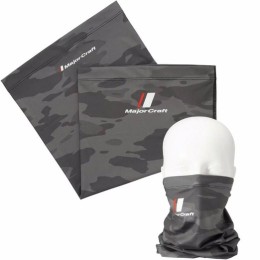 Major Craft UV-Cut Face Guard csősál Dark Grey Camo