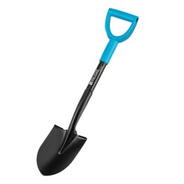 PALISAD 150x205x720mm Mini hegyes végű ásólapát fém nyéllel forgatóval LUXE