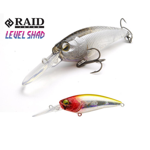 Raid Japan Level Shad 50,3mm 4,3g Su 028 Clown wobbler